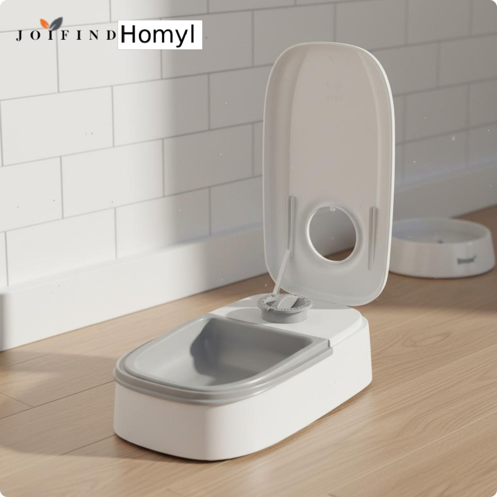 Homyl Timer Feeding Smart Pet Feeder Portion Control Timed Pet Feeder Washable Food Dispenser Freshness Keeping ราคา 479 บาท*ส่งฟรี