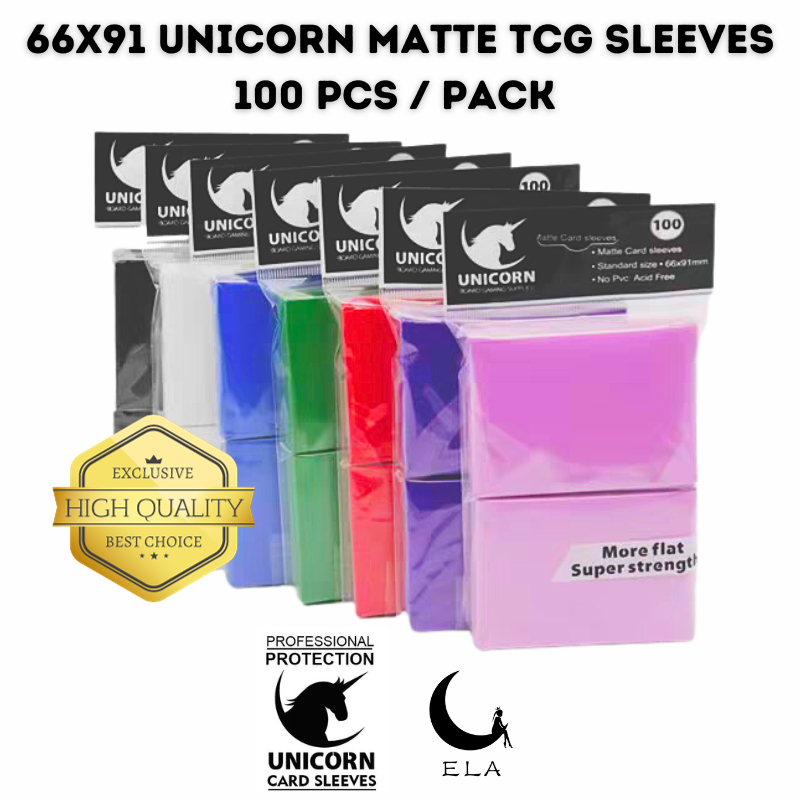 UNICORN] Perfect fit 64x89mm Rounded Card sleeves | Lazada PH
