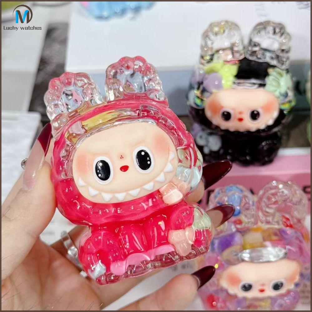 Cute Pink Labubu Doll With Creative Phone Case Pendant And Fashion