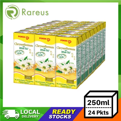 Pokka Chrysanthemum White Tea Packet (250ml x 24 Packets) [FREE DELIVERY]