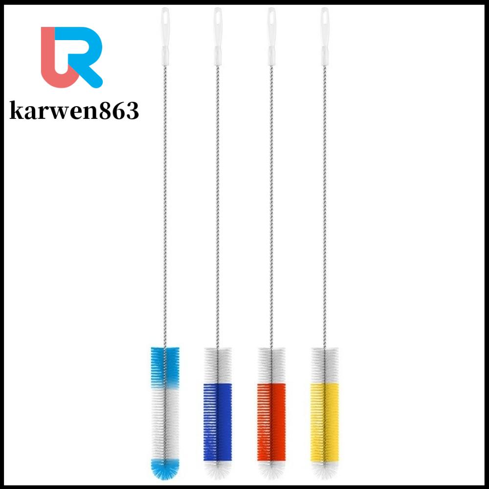 KARWEN863 Đa năng Bàn chải nạo vét ống 54cm Linh hoạt Công cụ loại bỏ lỗ tắc nghẽn  Lông bàn chải xoắn Bàn chải vệ sinh bồn rửa cống Đồ dùng gia đình