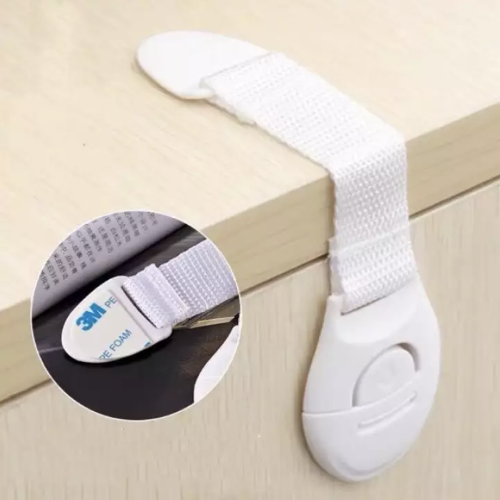 Baby Safety Protector Child Cabinet locking Plastic Lock Protection of Children Locking From Doors Drawer [QQ Bebe]