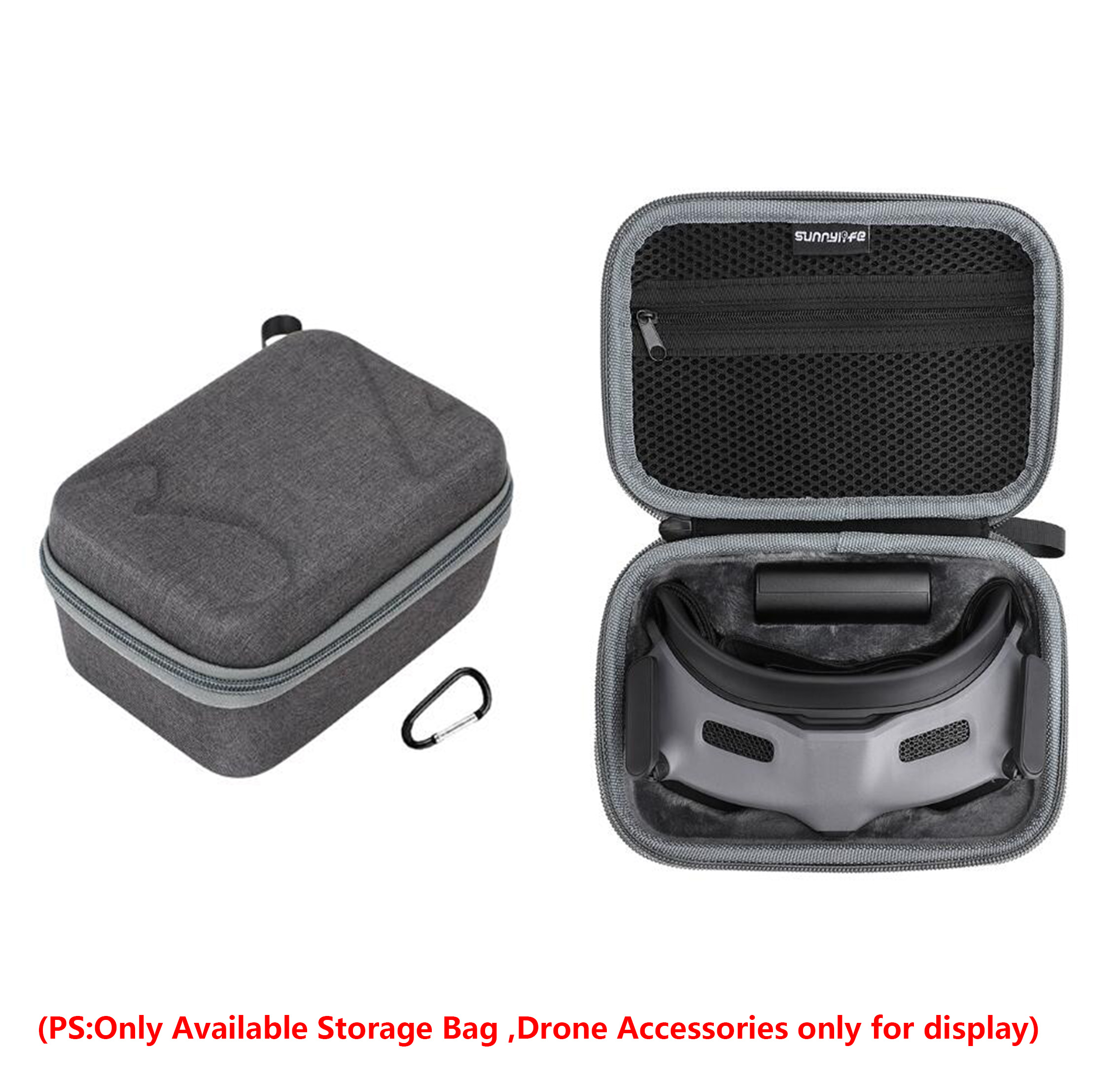 [Wyna] sunnylife hộp đựng túi lưu trữ đựng cho DJI Googles 2/Kính FPV V2 hộp đựng túi xách Phụ kiện 