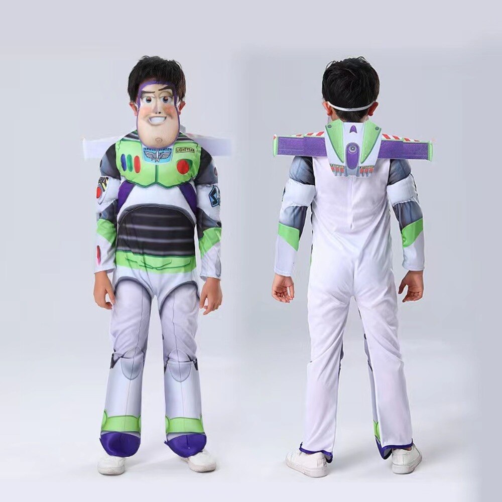 Toy Story Buzz Lightyear Children Jumpsuit Cosplay Costume Kids Astronaut