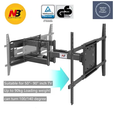 [Local Warranty] NB SP5 Wall Mount Double Arm TV Bracket (Suitable for 50″ – 90″ TV)