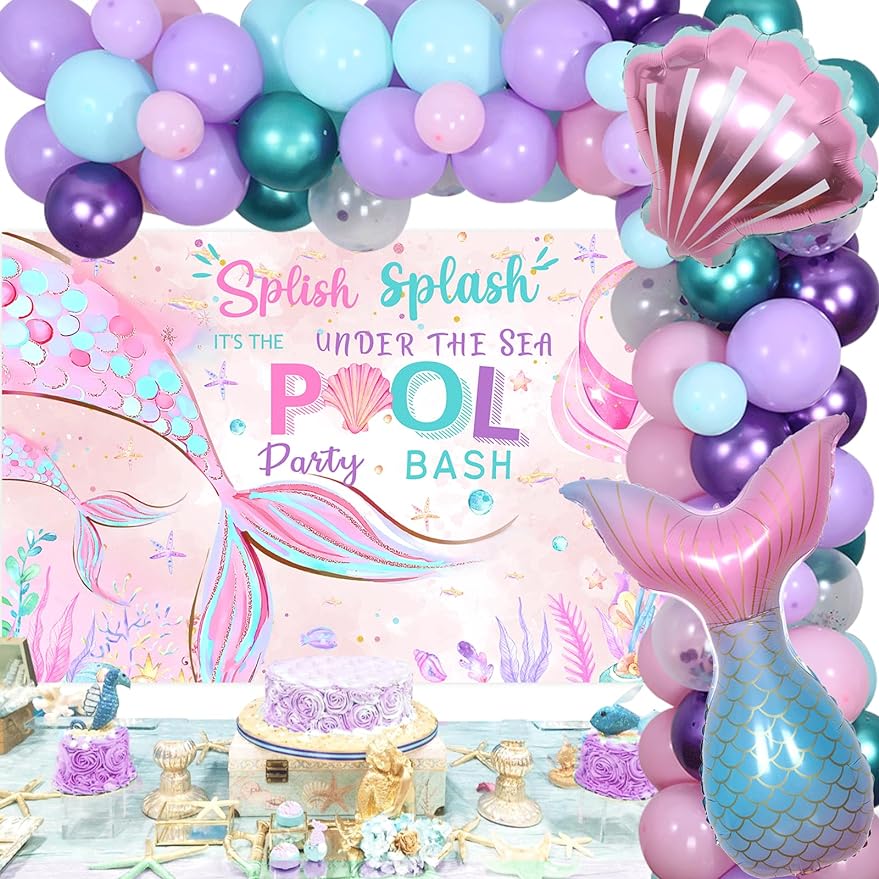 Mermaid Theme Party Decor DIY Jellyfish Paper Lantern Under the