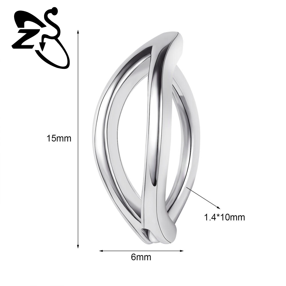 1 chiếc khuyên rốn Zircon lập phương bạc hoa bướm khuyên lỗ rốn trang sức cơ thể cong ngược