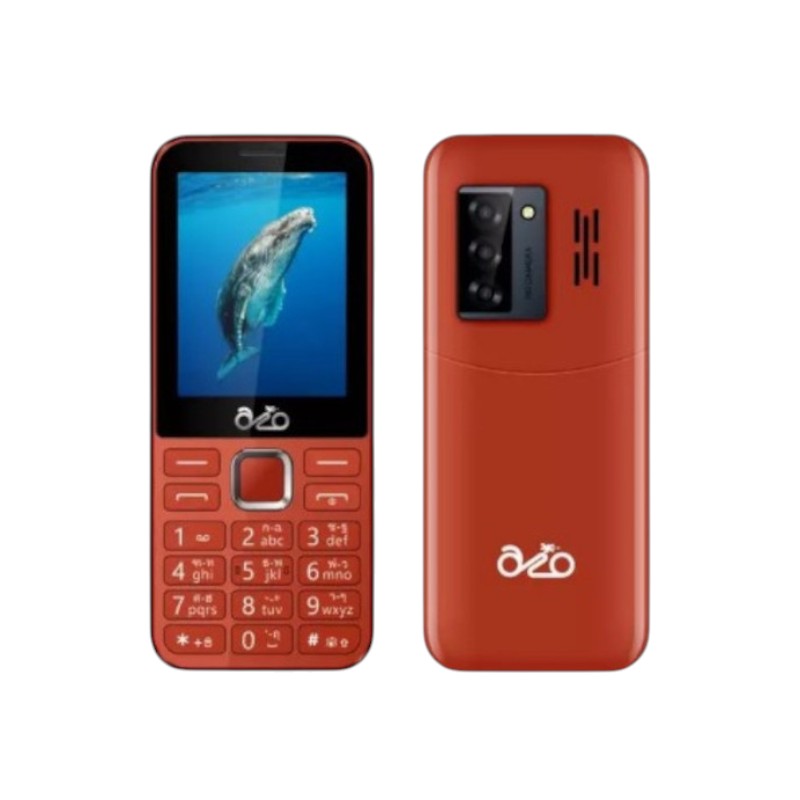 inovo ปุ่มกด AIO A802 2 ซิม จอกว้าง 2.9 นิ้ว รองรับ 4G พร้อมชาร์จ Type C มีสวิตช์ไฟฉายด้านข้าง Red ราคา 970 บาท*ส่งฟรี