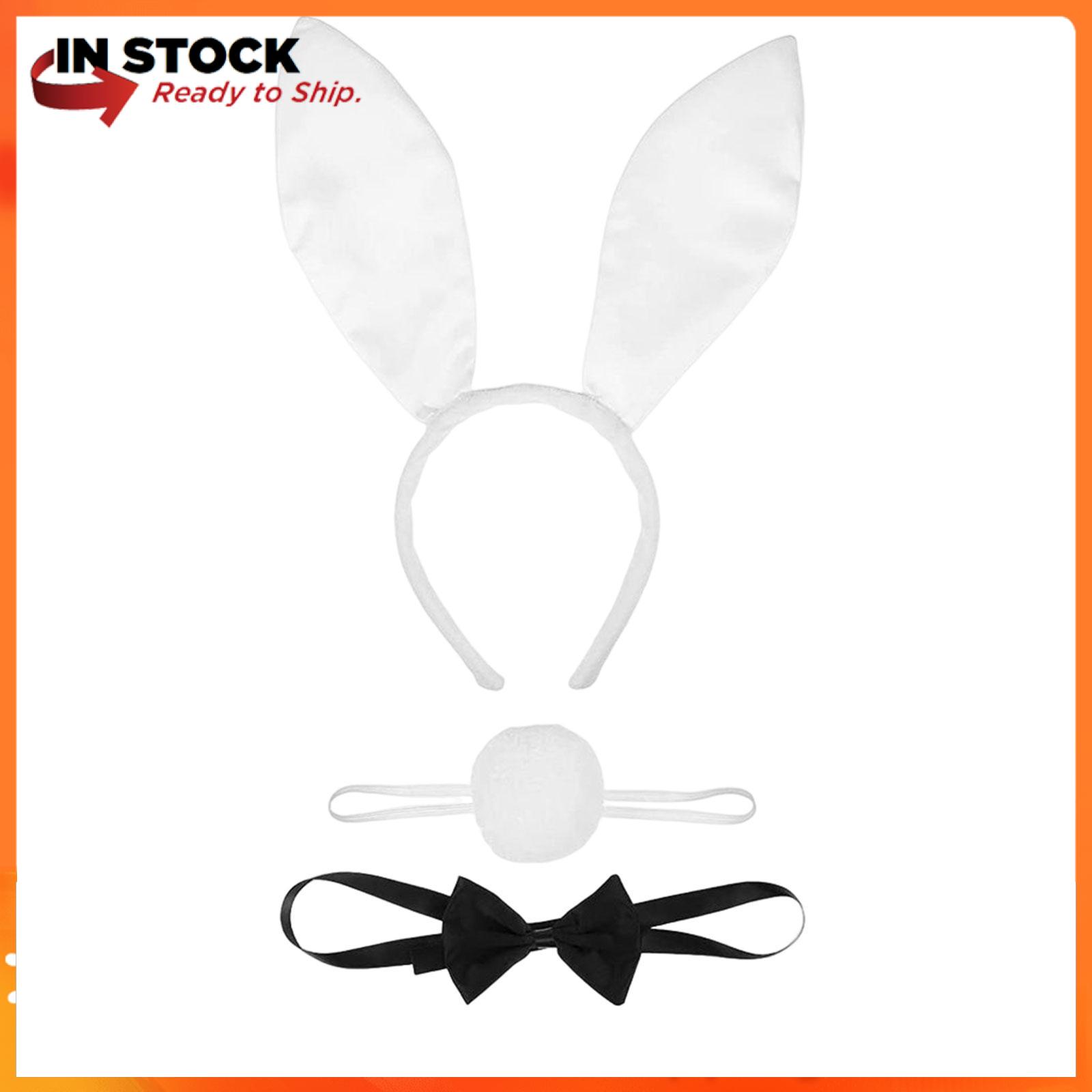 Ulight Bunny Costume Set Rabbit Ear Headband Bunny Girl Cosplay Animal