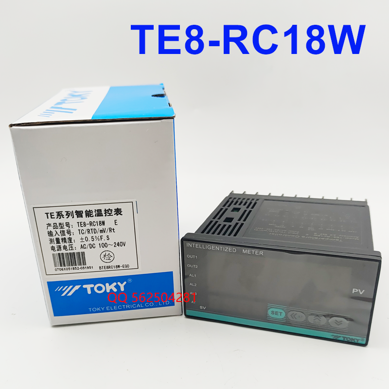 TE8-ISC18W Bộ Điều Khiển Nhiệt Độ TOKY Nguồn 100-240V, Đầu ra 4-20mA, SSR, 2 cảnh báo, Có RS485, Đầu vào TC/RTD | Tùy chọn: TE8-RC18W/SB10W/DC18W | Hỗ Trợ 24V | Đa Dạng Model | Chức Năng Hằng Nhiệt | Độ Chính Xác Cao