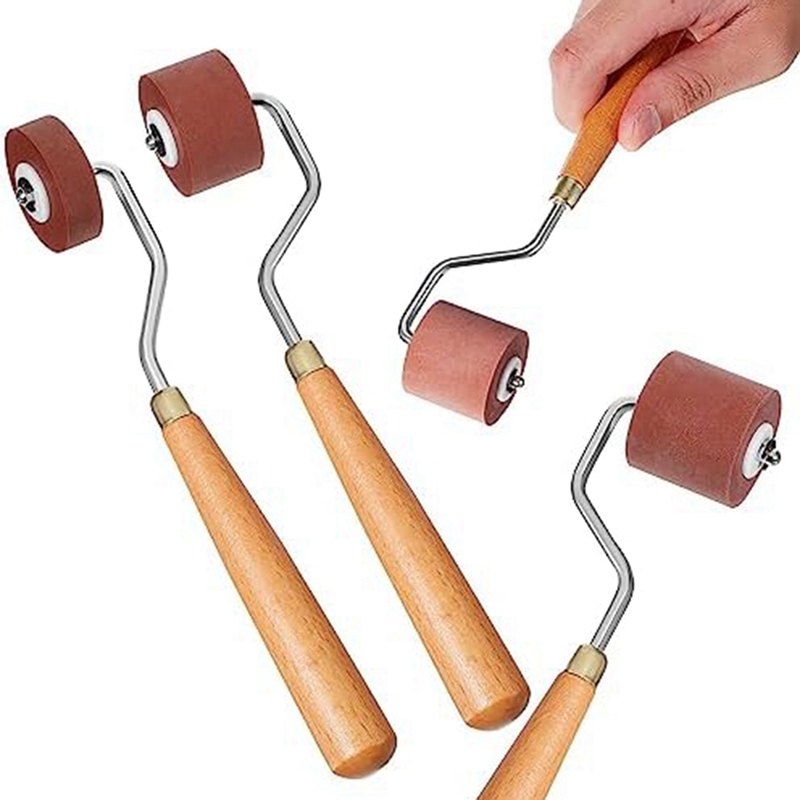 4-Inch Rubber Brayer Roller For Printmaking, Great For Gluing Application  (Original Version)