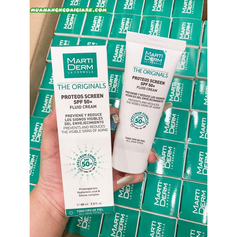 Kem chống nắng martiderm sps50+ 40ml chính hãng korea aquco