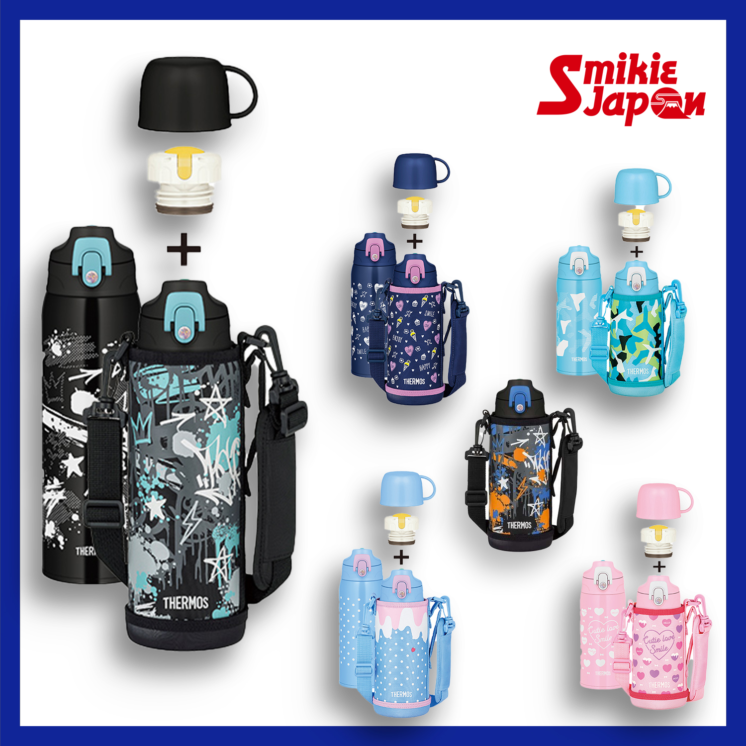 Thermos FJJ-601/801/1001 WF Vacuum Insulated Two-Way Bottle 6 Colors 600ml/800ml/1L FJJ-601WF(BLWH) / FJJ-601WF(PKW) / FJJ-801WF(BK-BL) / FJJ-801WF(BLP) / FJJ-801WF(NVPL) / FJJ-1001WF(BKAQ) Direct from Japan ราคา 1,392 บาท*ส่งฟรี