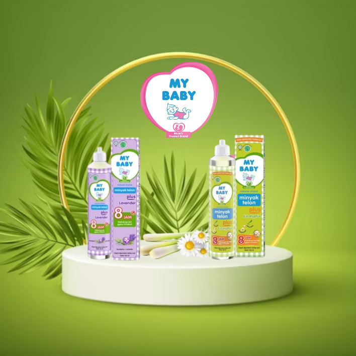 My Baby Minyak Telon Plus 150ml 90ml dan 60ml EXPD 2026 | Aroma Eucalyptus & Aroma Lavender