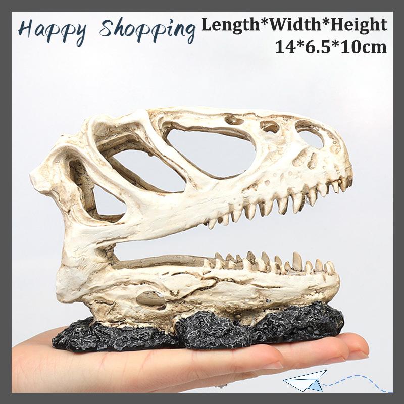 [THS Store] COD Mô phỏng nhựa động vật hộp sọ trang trí tự làm bể cá bể cá phụ kiện trang trí sáng tạo hộp sọ cảnh quan bể cá trang trí - 7