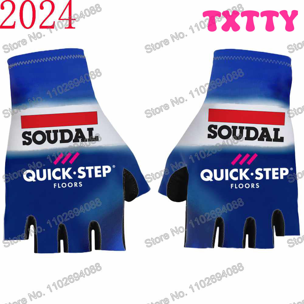 [Txtty] 2024 soudal nhanh chóng bước găng tay đi xe đạp người đàn ông Găng Tay Gel nửa ngón tay xe đạp đường trường Jersey phụ nữ ngón xe đạp MTB mùa hè xe máy thể thao