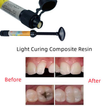 Dental Light Curing Composite Resin Universal Adhesive Bonding Filling Material A1 A2 A3