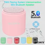 💖Miễn phí vận chuyển + COD💖Mini Sony loa Macaron TWS inpods ít vui vẻ Bluetooth loa mini xách tay loa Bluetooth thông minh