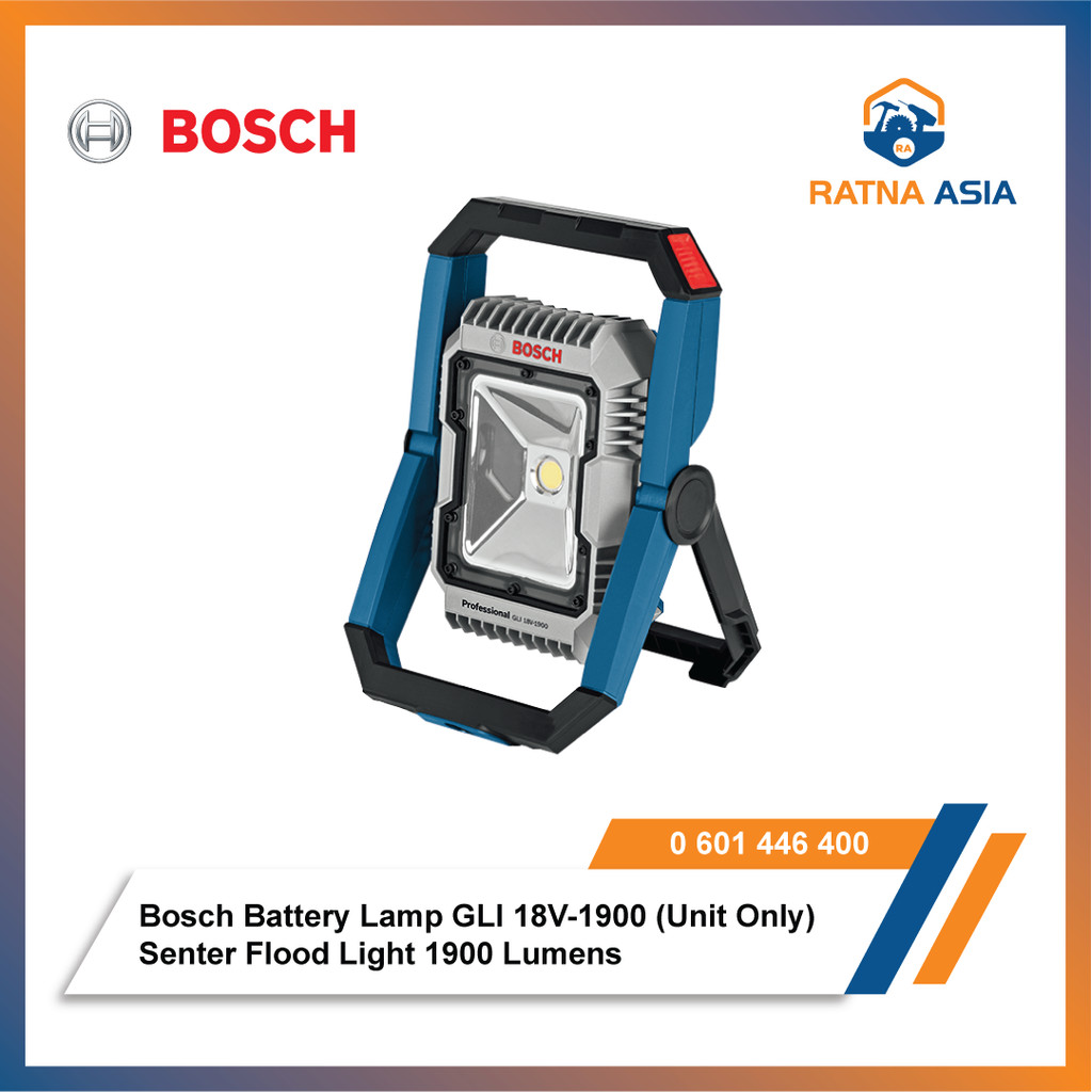 Bosch Gli 18V-1900 Professional Battery Work Light 18V (Work Light 1,900 Lm) Harga 1,800,000 rupiah*Gratis Ongkir
