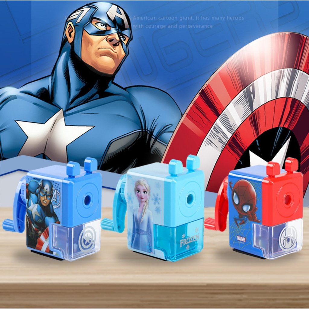 [Freeship + Voucher 8%]Gọt bút chì quay tay cho bé tiểu học mầm non thích hợp nhiều loại bút sắc bén không bị kẹt chì hình in đáng yêu