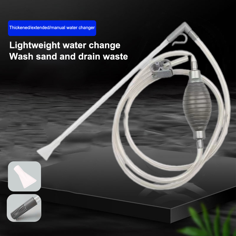 [JIESHENG] Flash Sale Fish Tank Water Changer Aquarium Cleaner Manual Water Changer Handheld Vacuum Siphon Pump Cleaner Fish Tank Cleaning Tools