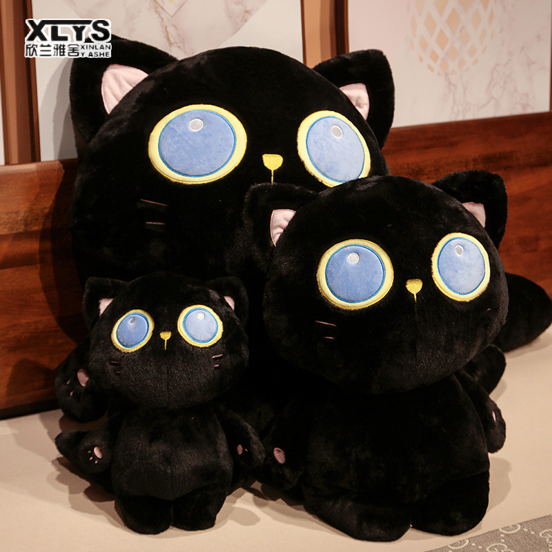 XINLANYASHE Soft fur dolls, bolster pillows, bolster pillows, children's pillows, sleeping cat dolls, plush pillows birthday gift Send a close friend, send a girlfriend, a birthday doll. ราคา 498 บาท*ส่งฟรี