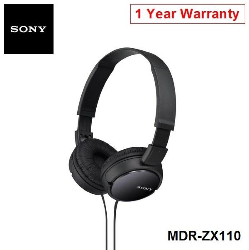 Sony MDR-ZX110 Wired On-Ear Headphones Foldable Earphone Headset Earpiece (1 Year Warranty) Singapore