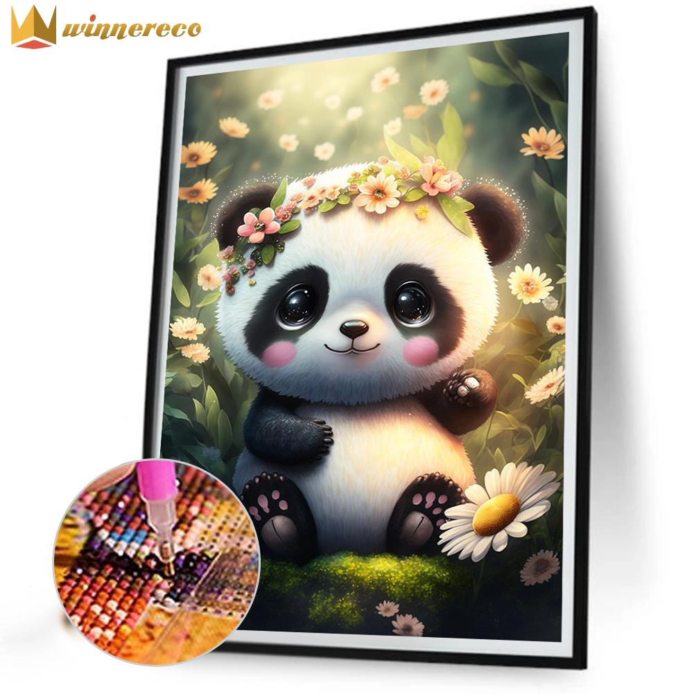 panda diamond painting