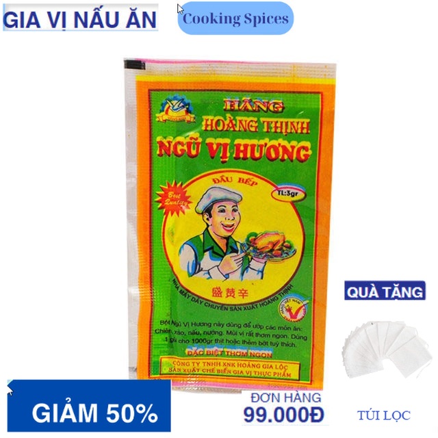 10 gói Bột ngũ vị hương Hoàng Thịnh