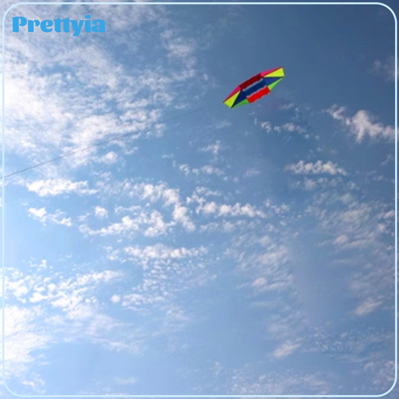 Prettyia Colorful Kite Easy to Fly Large Parachute,Large,Surfing Beach Kite Single Line,Outdoor Fun,for Children Kids Adults Girls Boys ราคา 2,439 บาท*ส่งฟรี