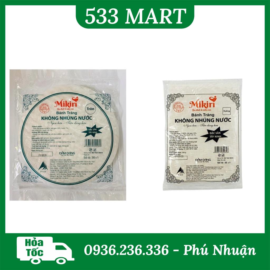 Bánh tráng không nhúng nước Đảm Đang Mikiri các loại