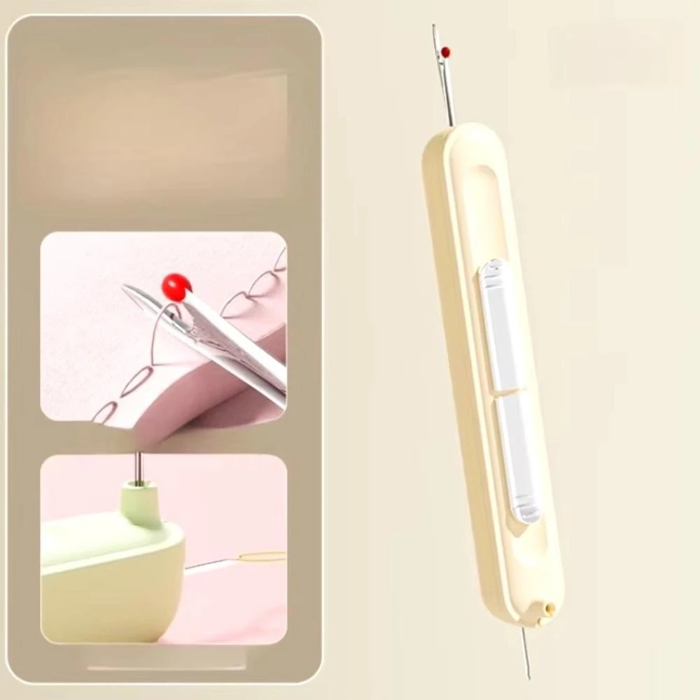 2-in-1 ที่สนเข็มถอดด้ายแบบ เครื่องร้อยด้าย เล็กพาสะดวก 1ชิ้น Needle Threader เย็บเครื่องมือพิเศษ G3312