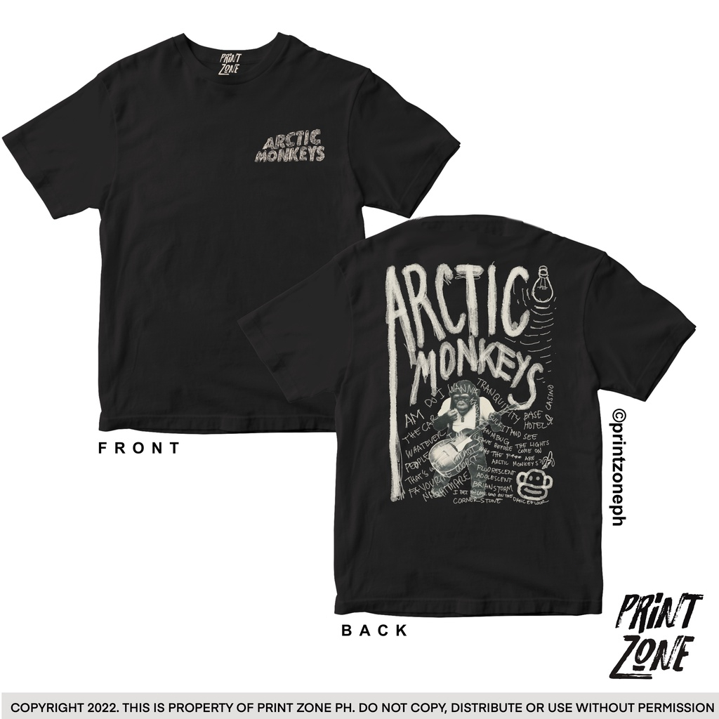 arctic monkeys tshirt