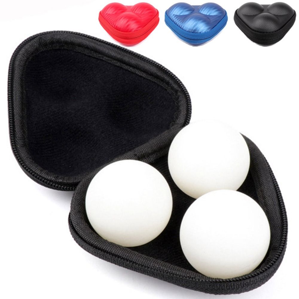 A5081 Durable Red Blue Black Lightweight Table Tennis Ball Case Ping Pong