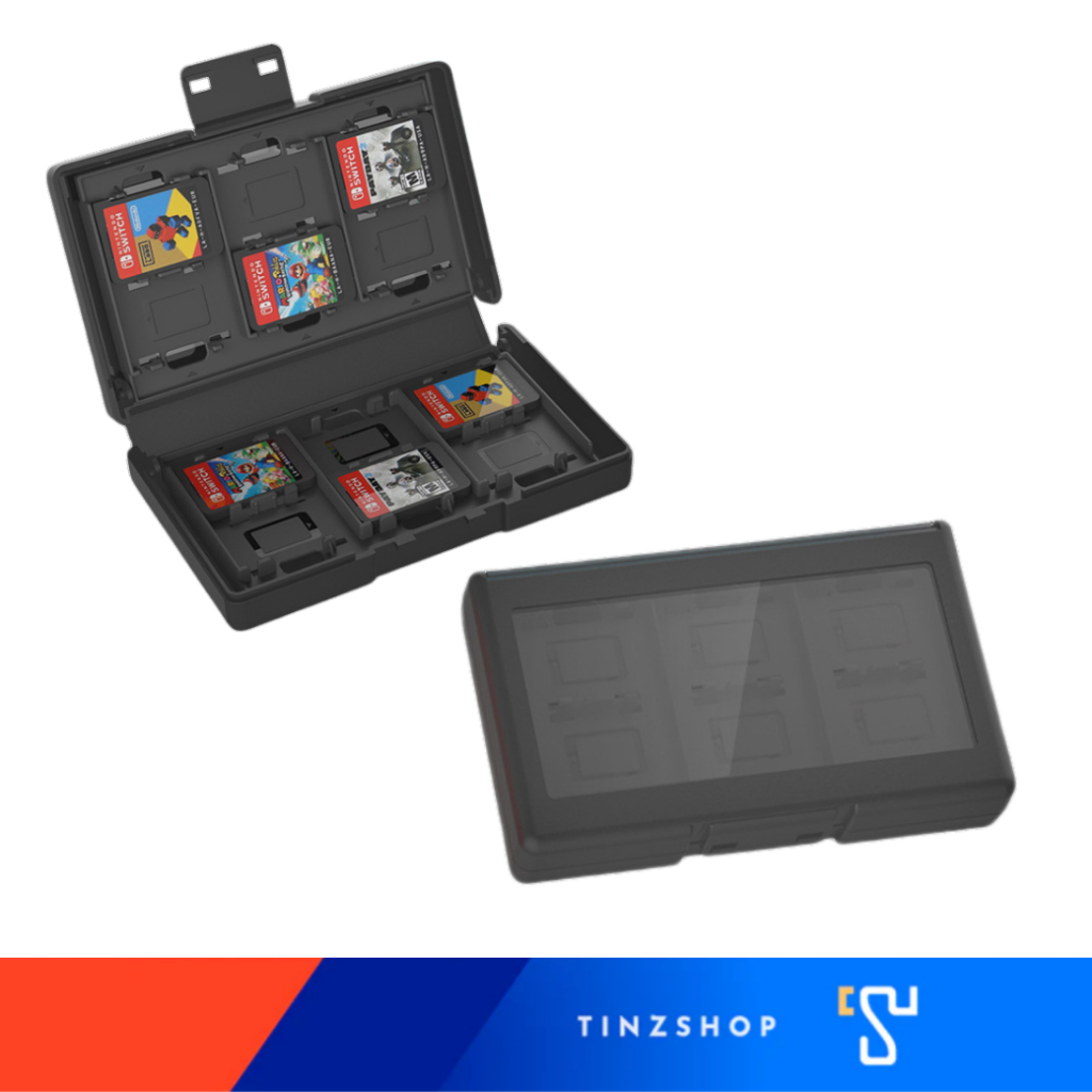 Dobe Tns-3198 Game Card Storage Box for Storing Game Cartridges for Nintendo Switch & Switch 2, Can Hold 24 Cartridges. ราคา 148 บาท*ส่งฟรี