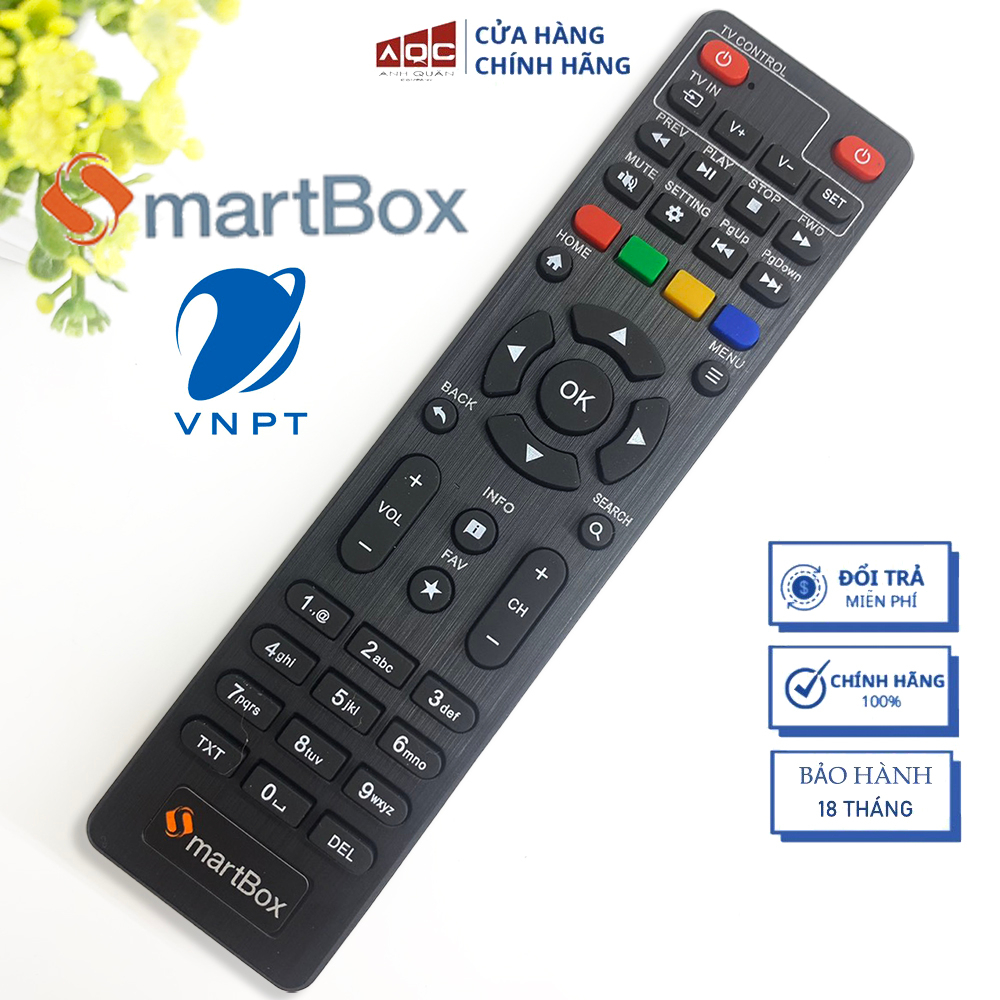 Remote điều khiển đầu thu Mytv VNPT SMARTBOX và FPT SMART BOX