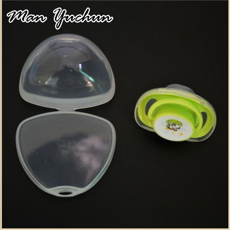 MANYUCHUN ภาชนะบรรจุจุกนมหลอกใสปลอดสาร BPA ปลอดภัยสำหรับทารกแรกเกิด ราคา 11 บาท*ส่งฟรี