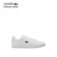 LACOSTE รองเท้าผ้าใบผู้ชาย MENS LEROND SET LEATHER SNEAKERS รุ่น 49CMA0036 - WHITE