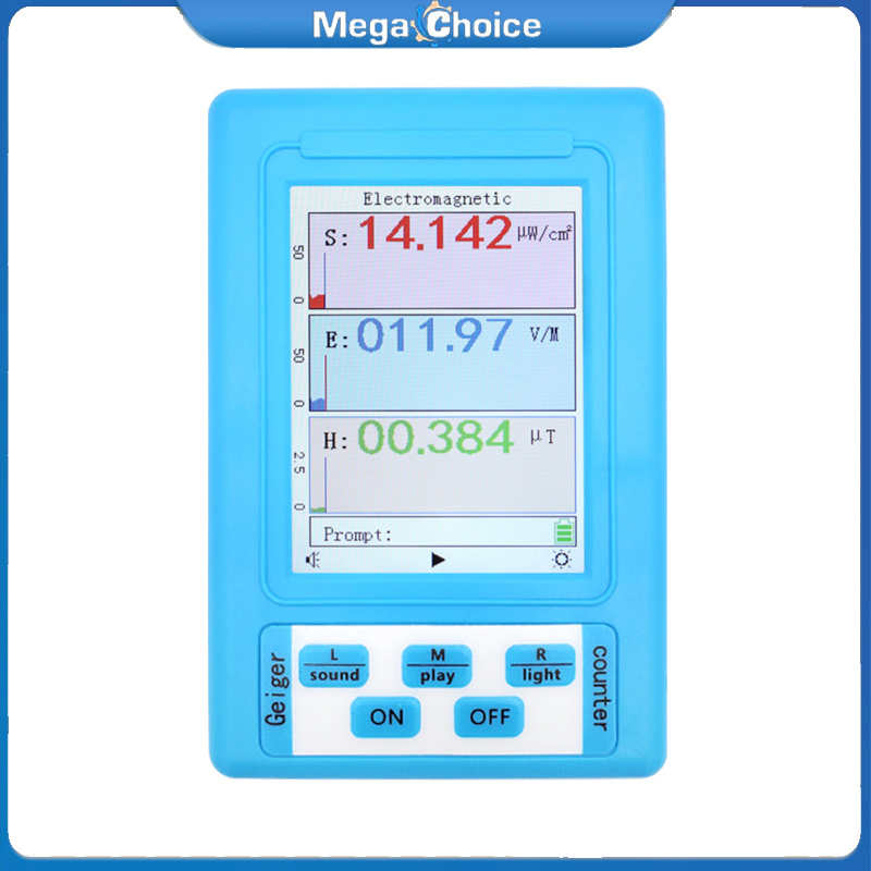 MegaChoice【100%Original】Br-9a Portable Electromagnetic Radiation Detector EMF Meter High-precision Professional Radiation Dosimeter Monitor Tester ราคา 1,802 บาท*ส่งฟรี
