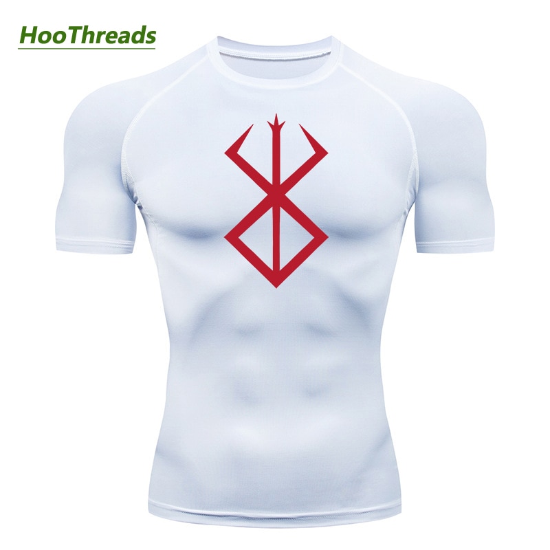Fitness 3d Printed Compression Running Shirt Men Anime Long Sleeves Battle  Armor | eBay