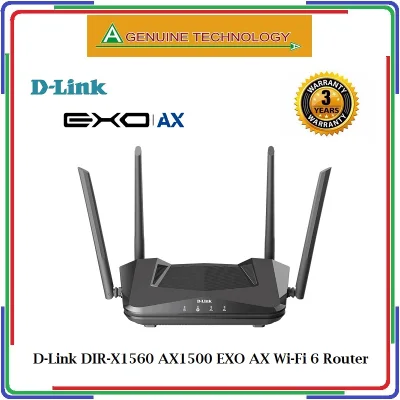 D-Link DIR-X1560 AX1500 EXO AX Next Generation Wi-Fi 6 Router