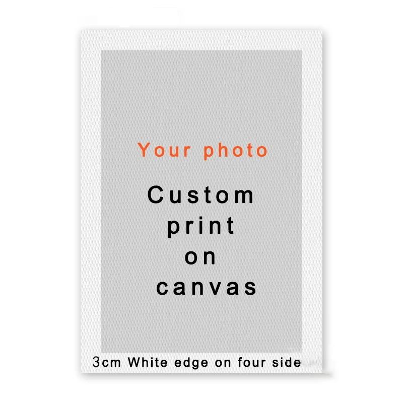 Personalized Waterproof Canvas Print - Custom Photography Art for Living Room Wall Decor Home Pictures Poster