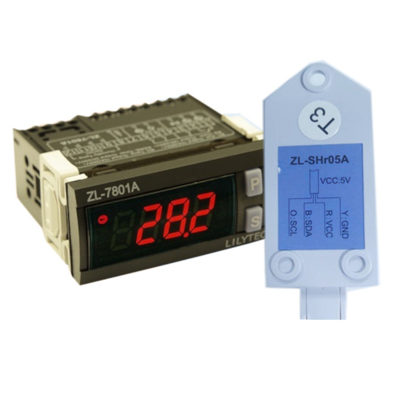 -7801A with -SHR05A Sensor 100-240V Automatic Multi-Function Temperature and Humidity Incubator Controller