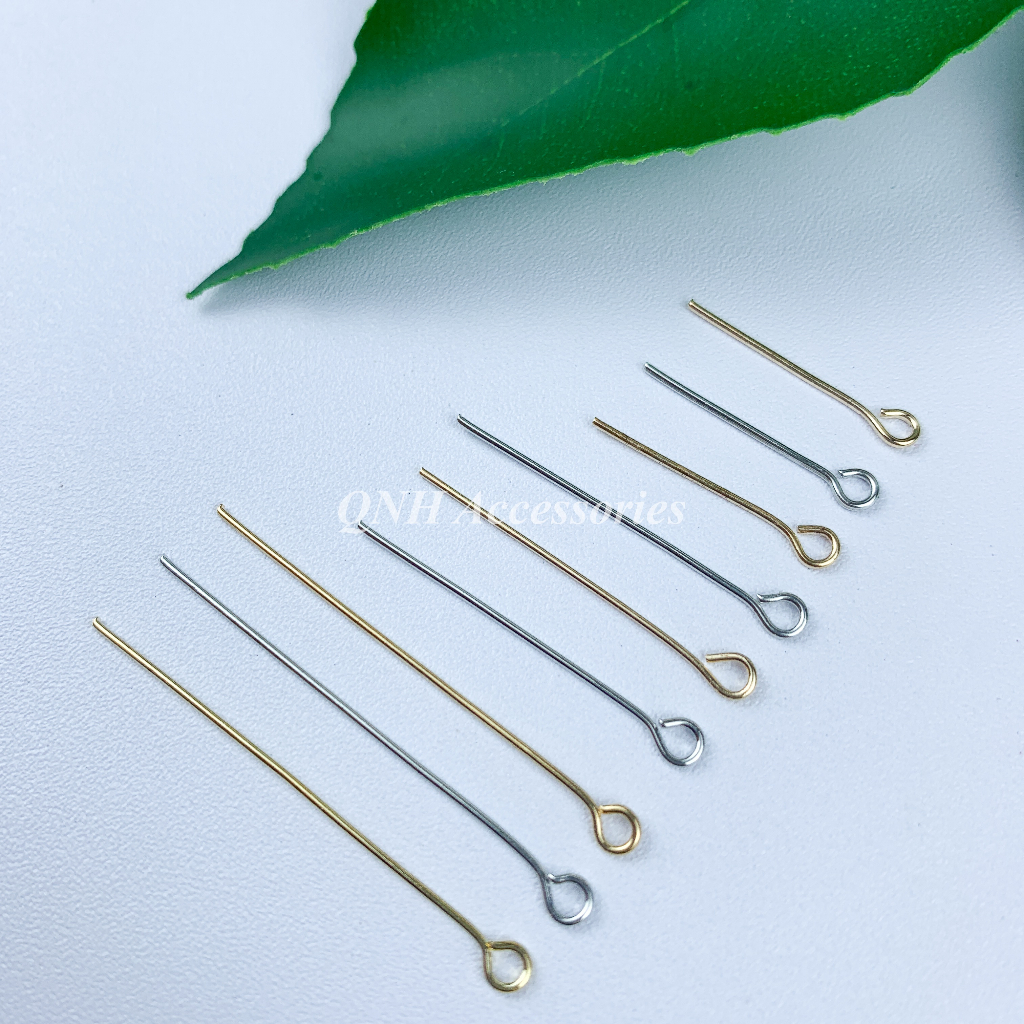 Gói 10g đinh xỏ hạt số 9 dùng làm trang sức handmade DIY