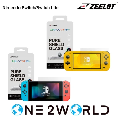 ZEELOT Nintendo Switch/Switch Lite Tempered Glass, Clear