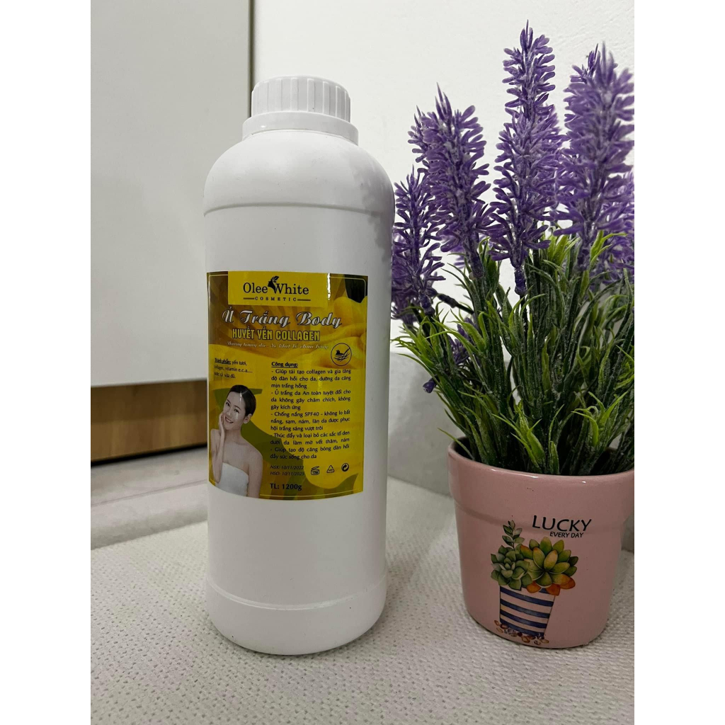 Ủ trắng huyết yến. tinh chất dùng cho phun trăng nano 1200ml - spa88