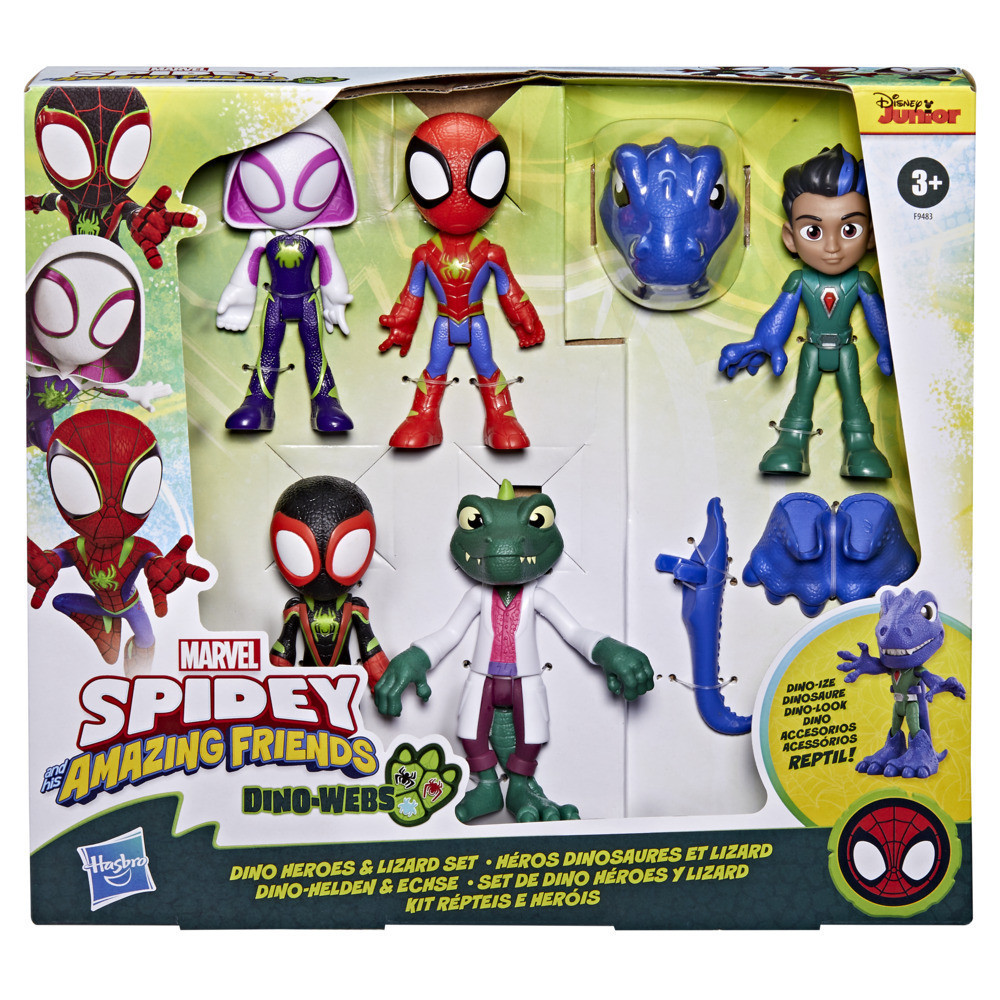 SPIDEY AND HIS AMAZING FRIENDS DINO HEROES AND LIZARD SET ราคา 1,327 บาท*ส่งฟรี