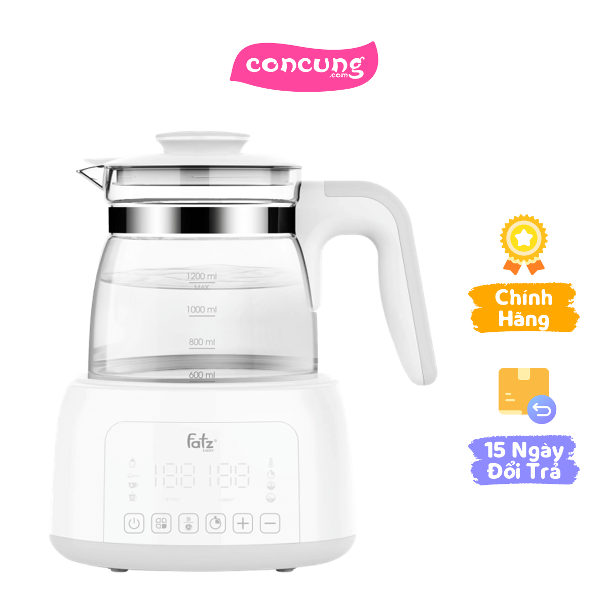 Máy đun và hâm nước pha sữa điện tử Fatz Quick 12 (FB3503HB)