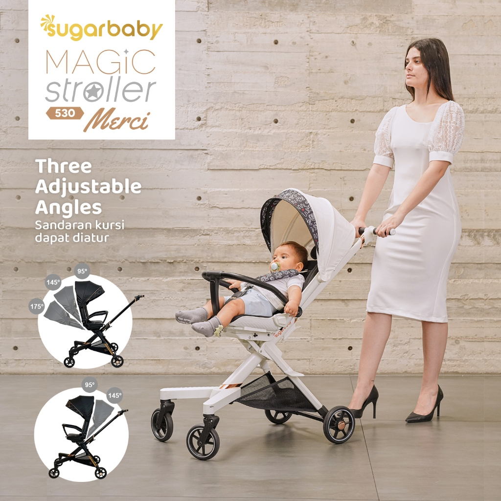 SUGARBABY magic stroller merci 530 | kereta dorong bayi