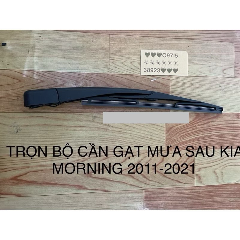 TRỌN BỘ CẦN GẠT MƯA SAU KIA MORNING 2004-2021 cao cấp giá rẻ 98810-07001 98850-1y000